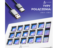 Ajazz AKP153E USB biały - 1536406 - zdjęcie 13